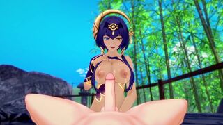 Genshin Impact: UNFORGETTABLE SEX WITH CANDACE (3D Hentai)
