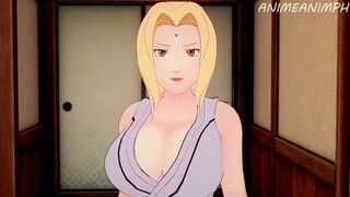 Milf Lady Tsunade Rides Naruto Until Fills Her Up with Cum - Anime Hentai 3d Uncensored