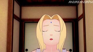 Milf Lady Tsunade Rides Naruto Until Fills Her Up with Cum - Anime Hentai 3d Uncensored