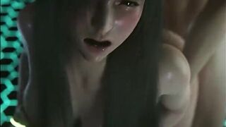 Final Fantasy - Tifa Lockhart Fucked in the Club feat. Sephirot Triple Creampied