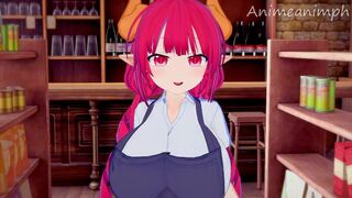 Fucking Ilulu from Miss Kobayashi's Dragon Maid Until Creampie - Anime Hentai 3d Uncensored