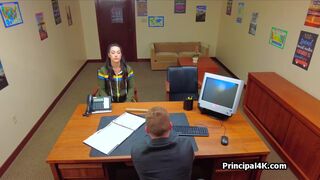 Quickie with PE teacher at the principals office