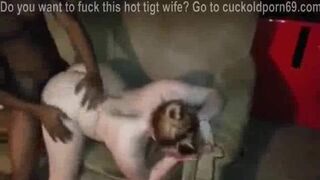 Fucking and playing with my wifes creamy pussy