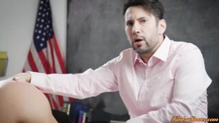 Teacher banging his horny teen student