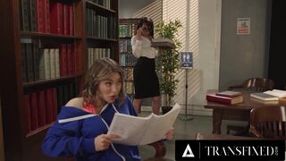 TRANSFIXED - Lesbian Student Wants A Taste Of Bestie Emma Rose's & Hot Librarian Kasey Kei's Cocks