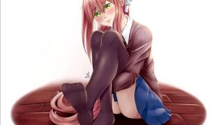 Monika Edges You With Her Tickle Toes~! (MagicalMysticVA)