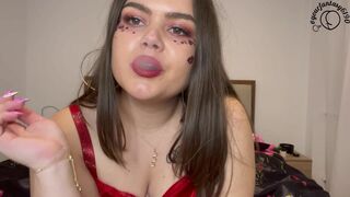 Faphouse - Latina Babe Sensually Smoking for You on Valentine's Day