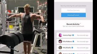 OnlyFans UtahJaz fucks her boyfriend in the gym