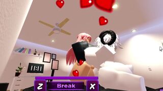 Me and my clones fucked my GF in Roblox, when she slept