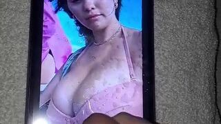 Selena Gomez big tits took all my cum!