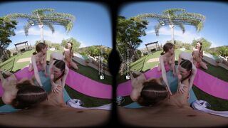 Super Hot Sex With 4 Sexy Schoolgirls VR Porn