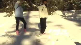 Premium GFs - Snow Angels Flashing The Camera