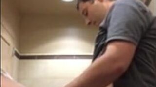 White Manager Pounds Black Theif In Restroom