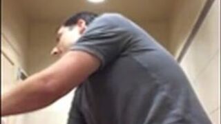 White Manager Pounds Black Theif In Restroom