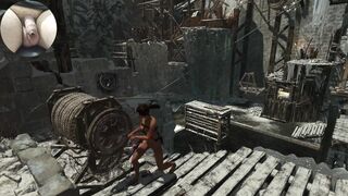 RISE OF THE TOMB RAIDER NUDE EDITION COCK CAM GAMEPLAY #12