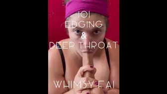 Let me tell you when to cum JOI EDGING DEEPTHROAT