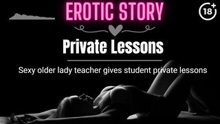 [EROTIC AUDIO STORY] Private Lessons