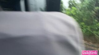 Girlfriend Sucking Boyfriend Dick in Public Bus