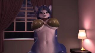 Krystal is ready for this night~! Furry Porn~! (Dirty Apples) [MagicalMysticVA Voice]