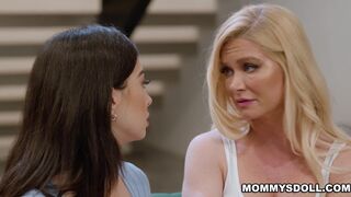 Stepmom and stepdaughter act on their feelings