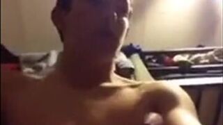 College boy films himself