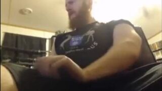 Big Dick Ginger Shoots Out A Massive Load