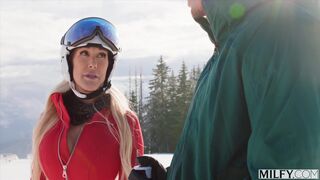 MILFY Ski Instructor Brandi Teaches Young Stud New Tricks