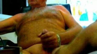 old man jerk off