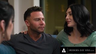 MODERN-DAY SINS - Pregnant Wife Wants Prenatal Instructor Anna de Ville To Fuck Husband Seth Gamble