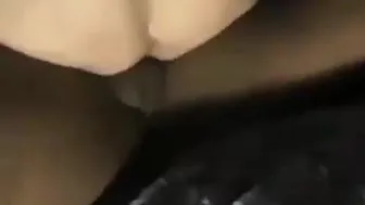 horny gay's asshole is washed by cum from a BBC