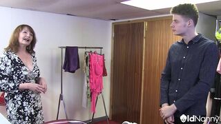 AGEDLOVE Horny Jack fucks the old actress in the dressing room