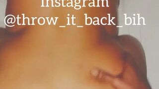 Fat booty ebony backshots instagram @throw_it_back_bih