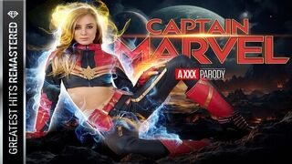VR Cosplay X - Haley Reed As The Sexy Powerful CAPTAIN MARVEL Is Craving Some Big Skrull Dick