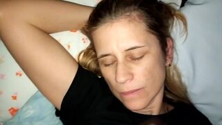 POV blowjob from MILF and mouth load