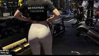 Pick Up Personal Coach With Bubble Ass And Rough Fuck At Home - Best Workout