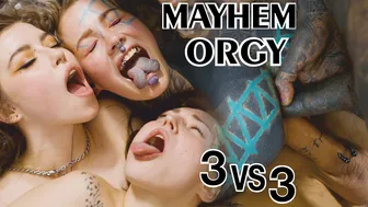Z Filmz Originals - Anuskatzz Get Double Penetrated And Finished Of With Some Nice Facial Over All 3 Girls