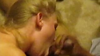 Cheating Blonde Girl's Interracial Adventure