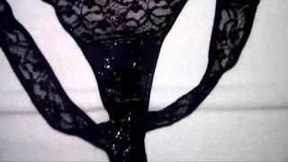 Huge Load of Cum on Dirty Panties (18+ Amateur Video)