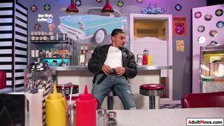 You cant jerk your dick off in my diner
