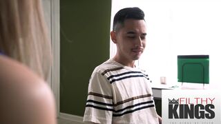 FilthyKings - Slutty Blonde Stepmom Prepares Me For College With Her Hot Pussy