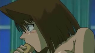 Teà sucking yugi cock