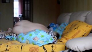 Blonde Russian Babe with Big Natural Tits in Amateur Home Video