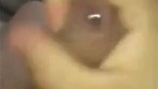 Huge Cum Shot After a Quick Solo Session