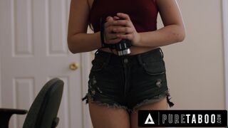 PURE TABOO Shocked Lulu Chu Discovers BDSM Sex Tape From Neighbors Seth Gamble & Kimmy Kimm