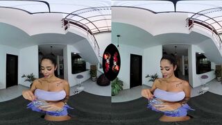 Cute Big Tit Latina Passionate Sex VR