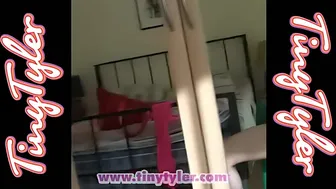 Premium GFs - Tiny Tyler Fingering Pussy Orgasm Mirror