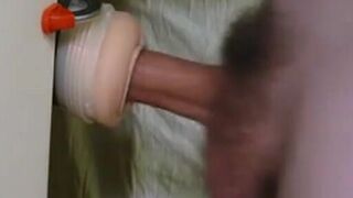 Twitching Orgasm with a Fleshlight