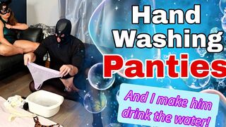 Faphouse - Hand Washing Panties Femdom Slave