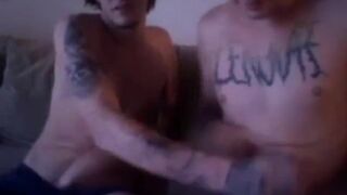Twink Twins Masturbating on Webcam