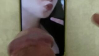 Cheating Girlfriend Kiss Cum Tribute